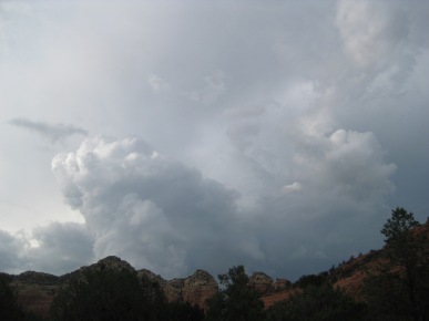 Thunder Clouds over Sedona
